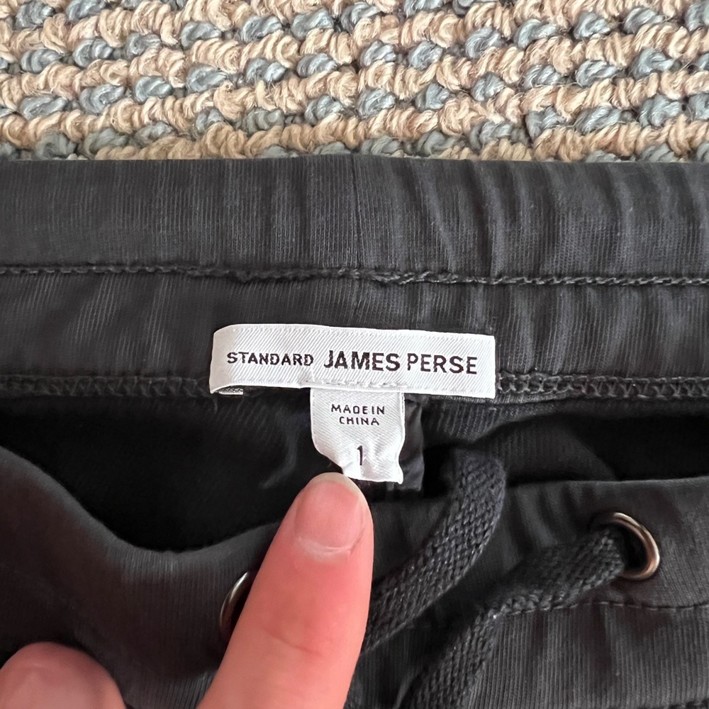 James Perse Soft Black Drape Pant- Size 1 - image 2